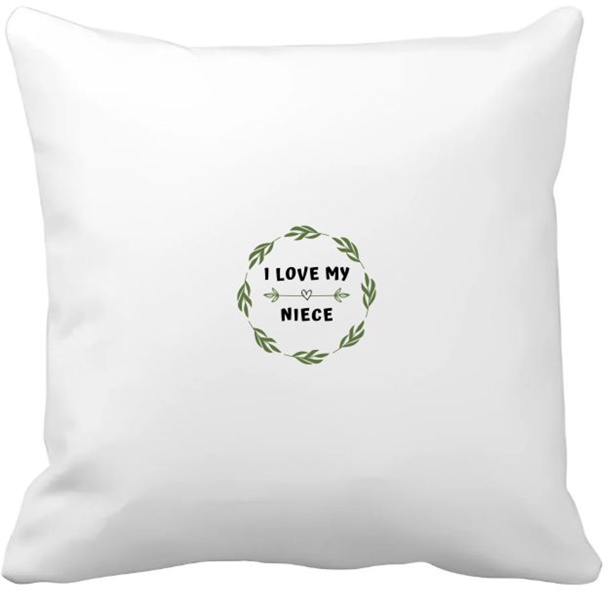Akyol i love my niece Kussen hoes - Nicht - liefste nicht - verjaardag - cadeautje voor nicht - nicht artikelen - kado - geschenk - 40 bij 40 cm Multicolor