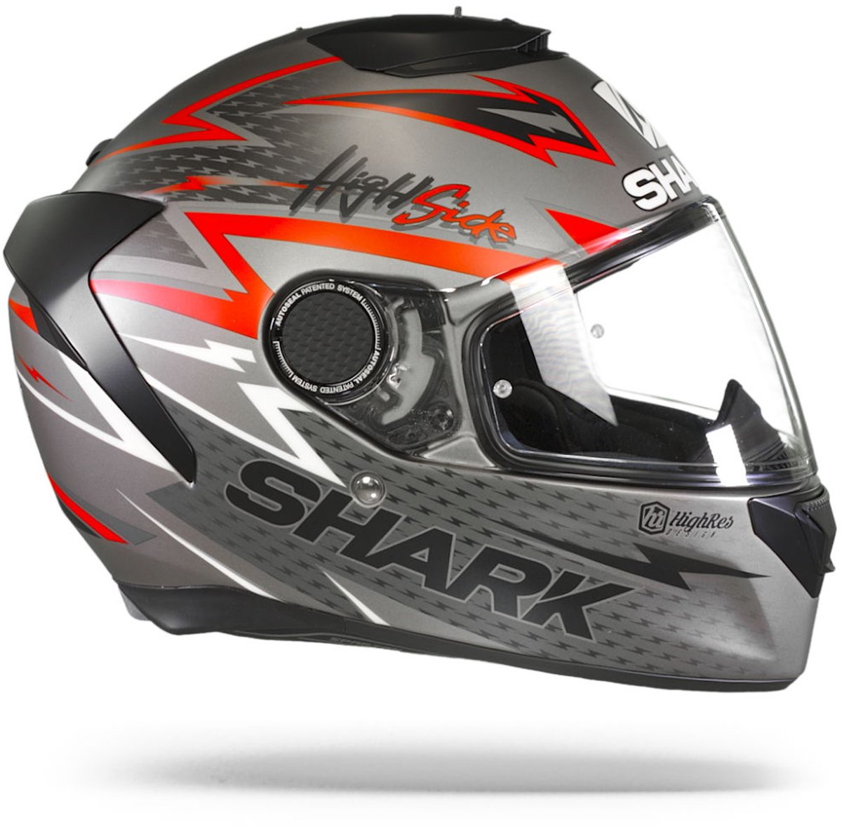 SHARK SPARTAN 1.2 ADRIAN PARASSOL Motorhelm integraalhelm Mat Antraciet Rood - Maat S – foto 7