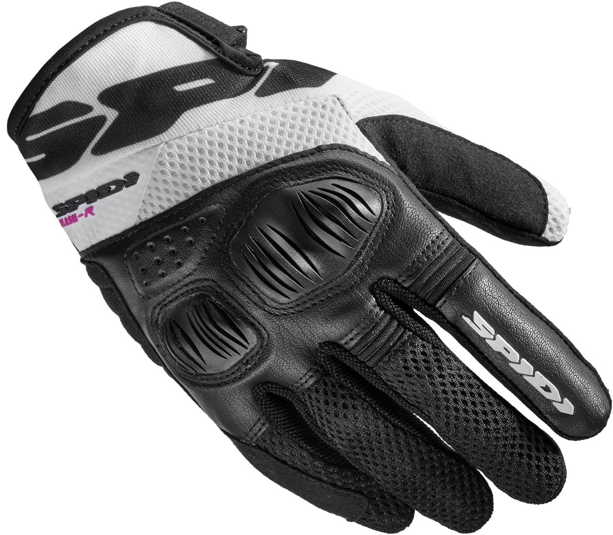 Spidi Flash-R Evo Lady Zwart Wit - Handschoen