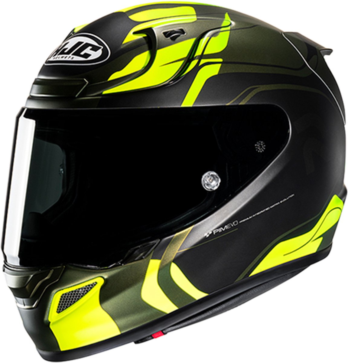 HJC Rpha 12 Lawin Black Yellow XXL - Maat 2XL - Helm