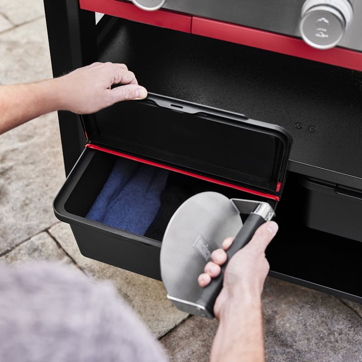 Weber Bac de rangement pour Plancha