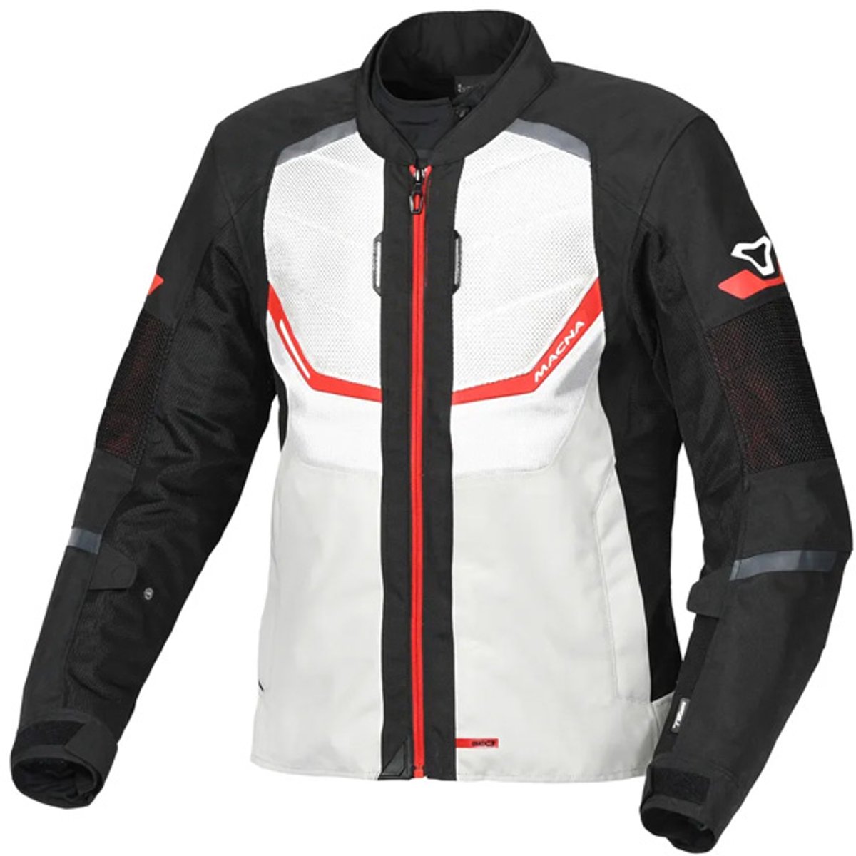 Macna Tondo Textile Summer Jas Grijs Rood - Jas