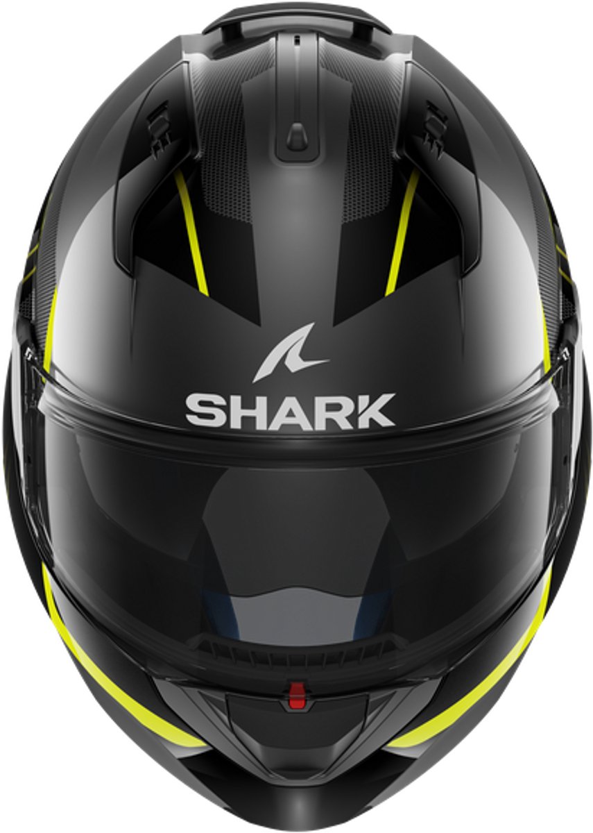 Shark Evo ES Kryd Antraciet Zwart Geel AKY Systeemhelm - Maat XS - Helm – foto 8