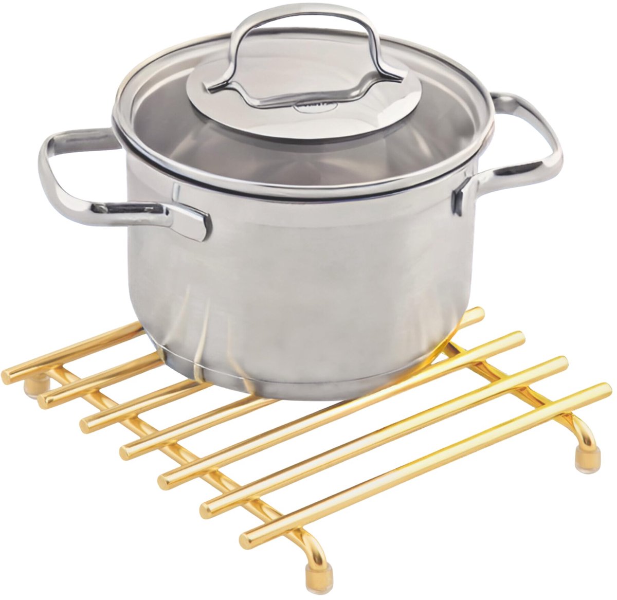 My Ninki ® Stijlvolle Vierkante Hittebestendige Onderzetters voor Optimale Werkbladbescherming in Keuken en Eetkamer