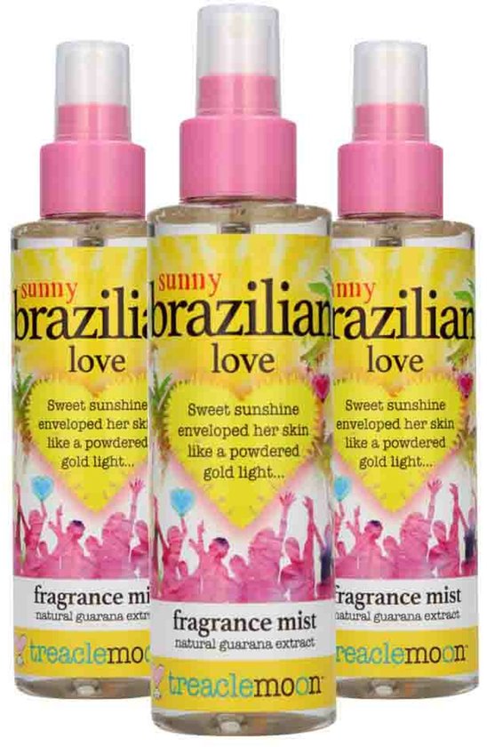 Treaclemoon Brazilian Love Body Mist - 3 x 150 ml - Voordeelverpakking