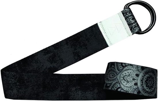 Yoga Strap - Luxe, Verstelbaar, Eco-vriendelijk - 240cm - Zwart - Soft materiaal — afbeelding 5