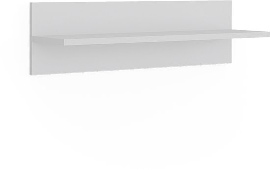 Estante De Pared Para Habitación Infantil Malia - Blanco, 70x20 Cm, Madera, Soporte Hasta 2 Kg