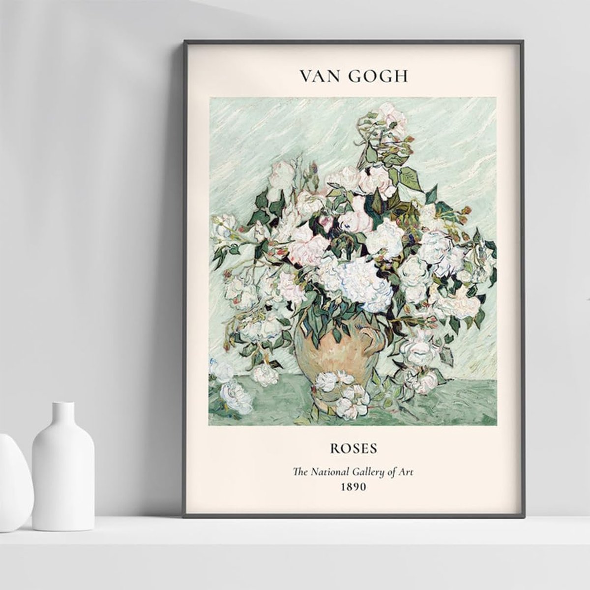 Vintage Bloemenmarkt Posters - Botanische Woondecoratie - Set van 6 - 20 x 25 cm — cadeau in Wonen & Interieur - foto 3