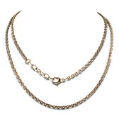 LOCKits 980600179 - Stalen Collier - 90 + 3 cm - Goudkleurig