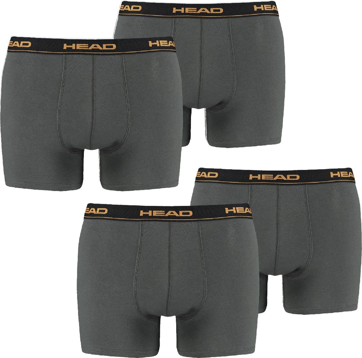 BOXERS 4 PACK Head Herenboxer Boxershorts Basic Broekondergoed