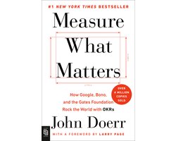Omslag van Measure What Matters