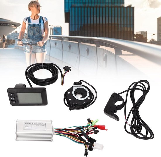 QS-S4 36V-60V THUMB Throttle LCD Display Meter 48V 800W Kit de ContrôLeur1087 EUR 52,48