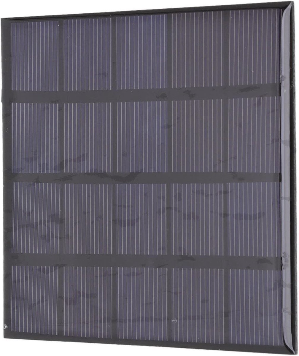 Mini-zonnepaneel 1.2W 5V 100X100mm Epoxy Polykristallijn Fotovoltaïsch Oplaadpaneel - DIY Zonnepaneel voor DIY Oplaadapparatuur - Fotovoltaïsche Apparatu .