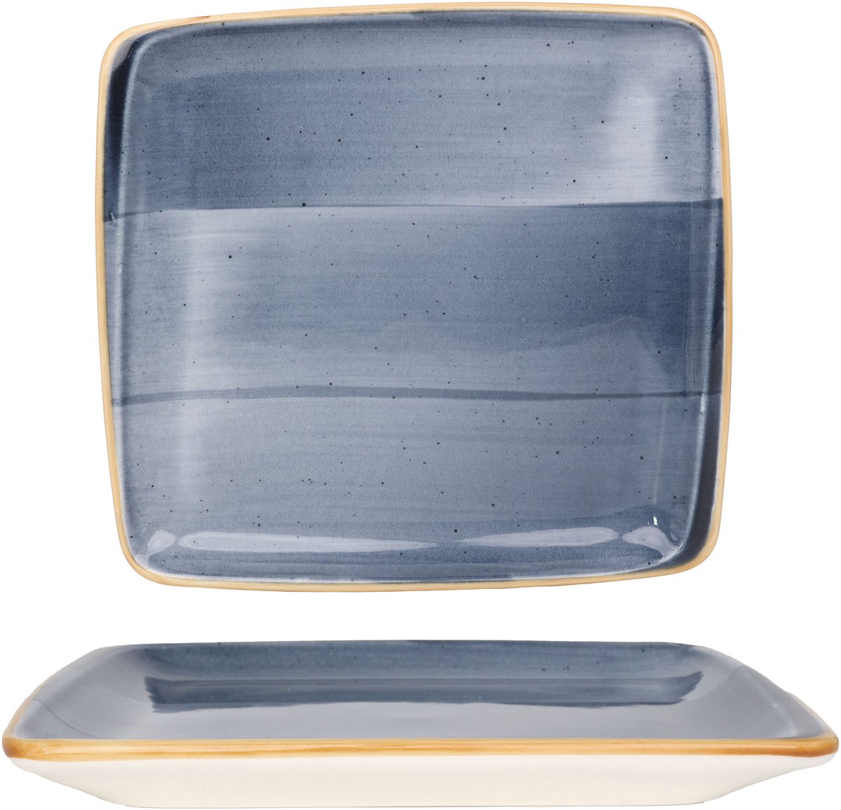 Bonna Serveerschaal - Aura Dusk - Porselein - 22x20 cm - set van 2