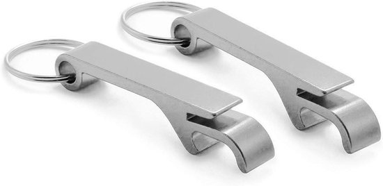 Temlum Flessenopener sleutelhanger, multifunctionele flesopener, aluminium bierflesopener, sleutelhanger, grappig, mini-flesopener, sleutel, kleur willekeurig (klassiek, 10 stuks