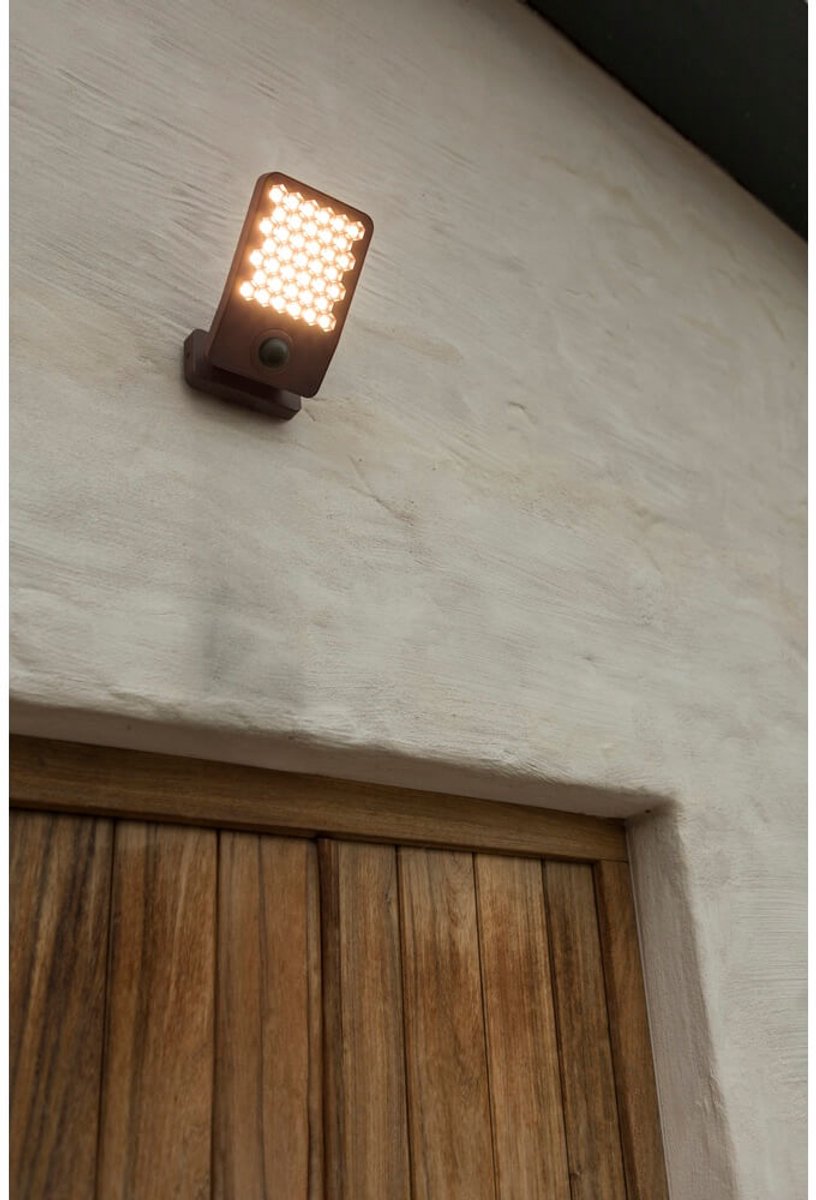 Lutec Atlantis - LED security wandlamp voor buiten - Anti-verblinding