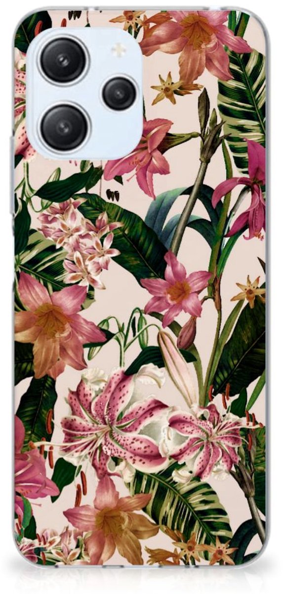 Xiaomi Redmi 12 4G TPU Case Flowers