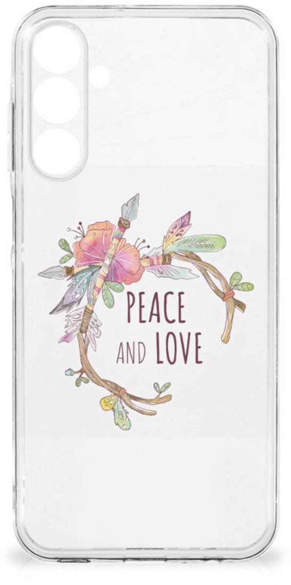 TPU Hoesje voor Samsung Galaxy A16 Telefoonhoesje met Naam Boho Text