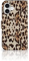 Coque iPhone 16 Plus avec Emplacements pour Cartes Leopard