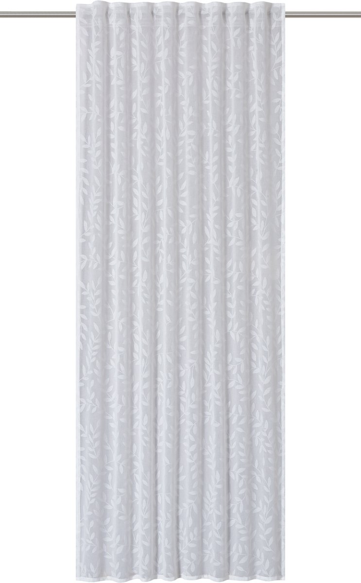 Elbersdrucke Gordijn met verborgen lussen Willow 255x140 cm wit Weiß