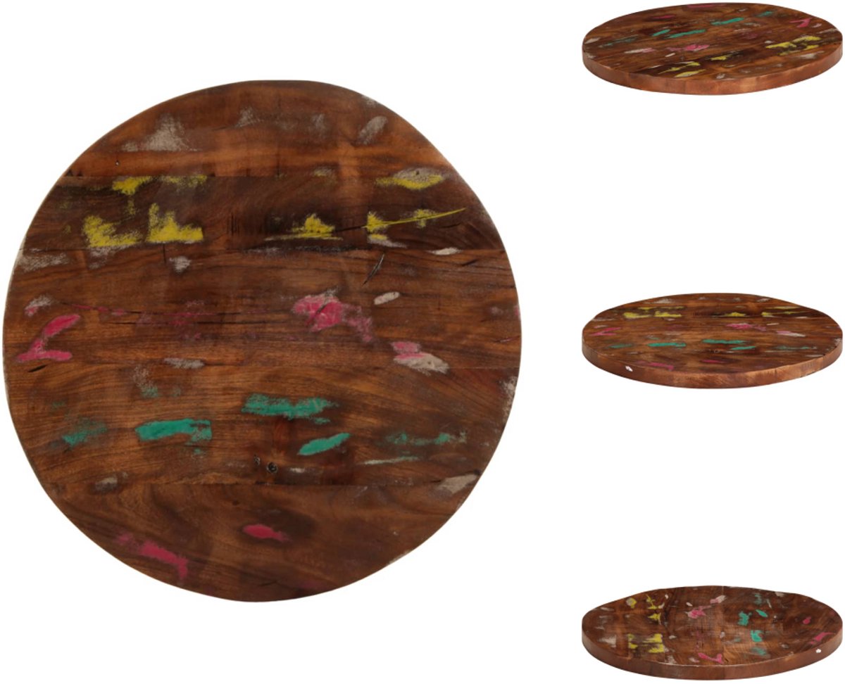 Dessus de table de cuisson vidaXL Tafelblad ovaal 90x40x3,8 cm massief Dessus de table de cuisson vidaXL Tafelblad ovaal 90x40x3,8 cm massief