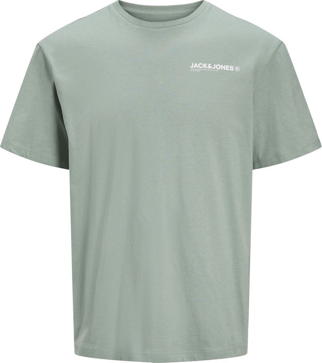 Jack & Jones Heren T-Shirt JJHAWAII Ronde Hals Groen - Maat XXL