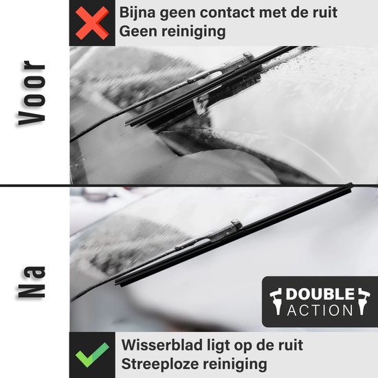 DoubleAction Ruitenwissers | Tesla Model 3, bj 09.2016 - heden