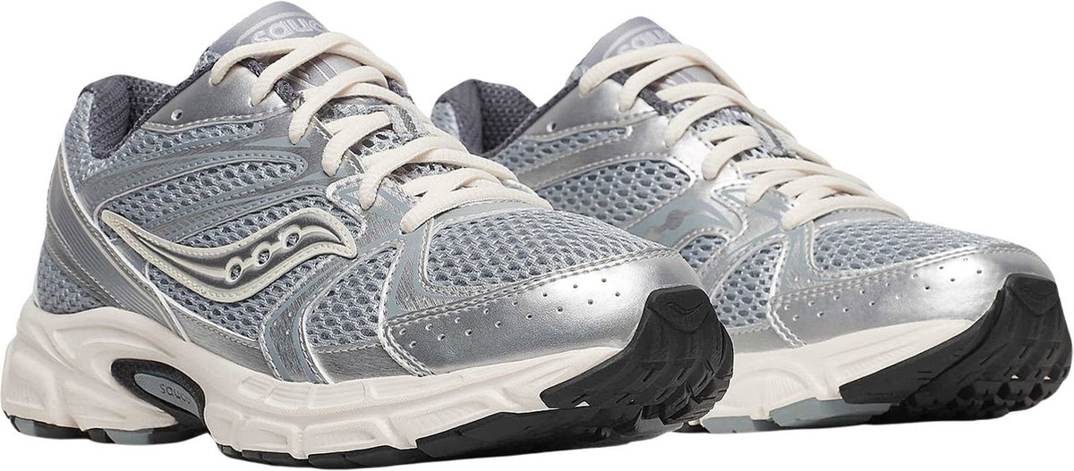 Saucony Ride Millennium W Sneakers - Textiel - Dames - Zilver - Maat 36