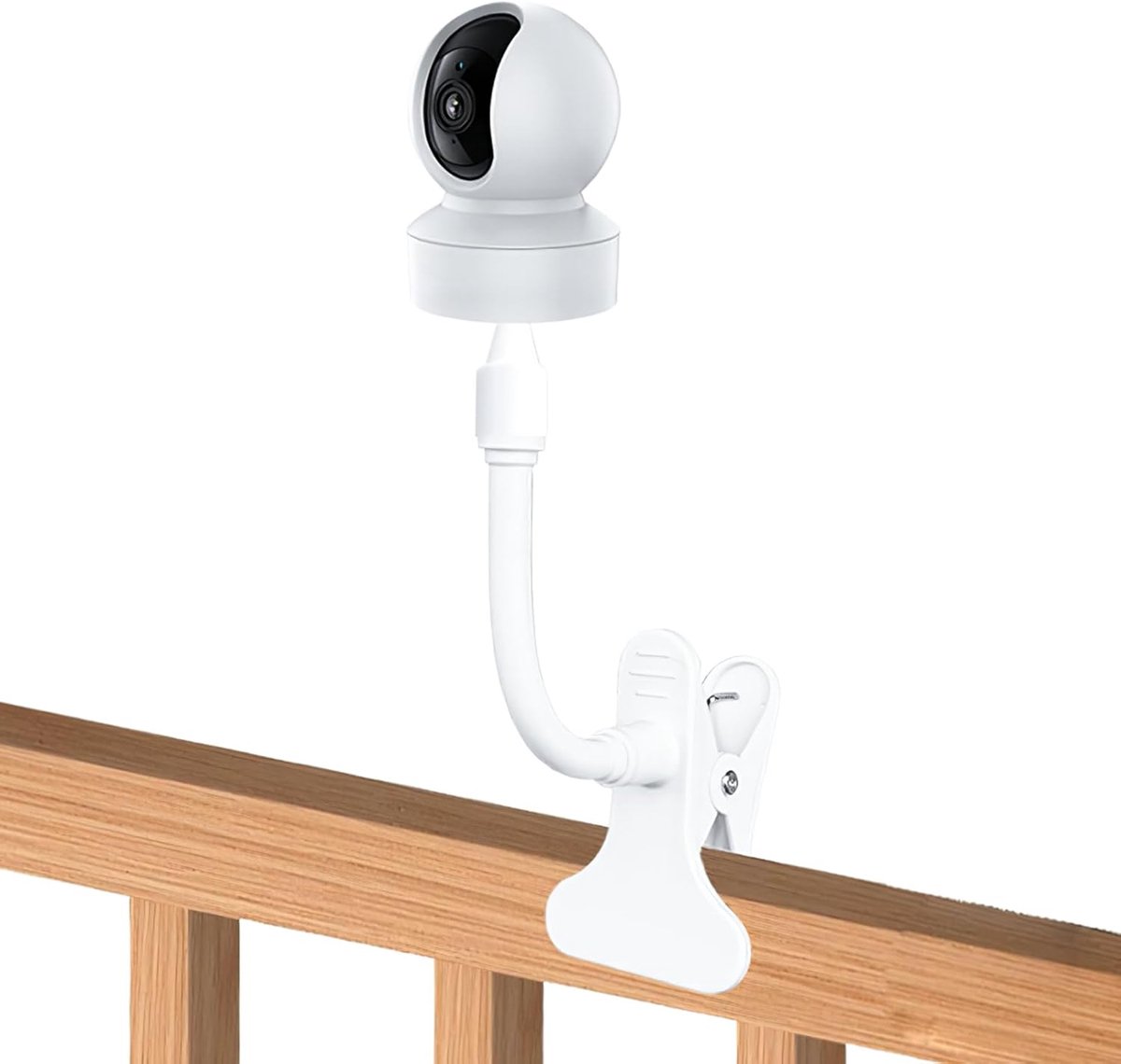 Universele babyfoonhouder voor perfecte observatie van je baby | Flexibele camerahouder met klem