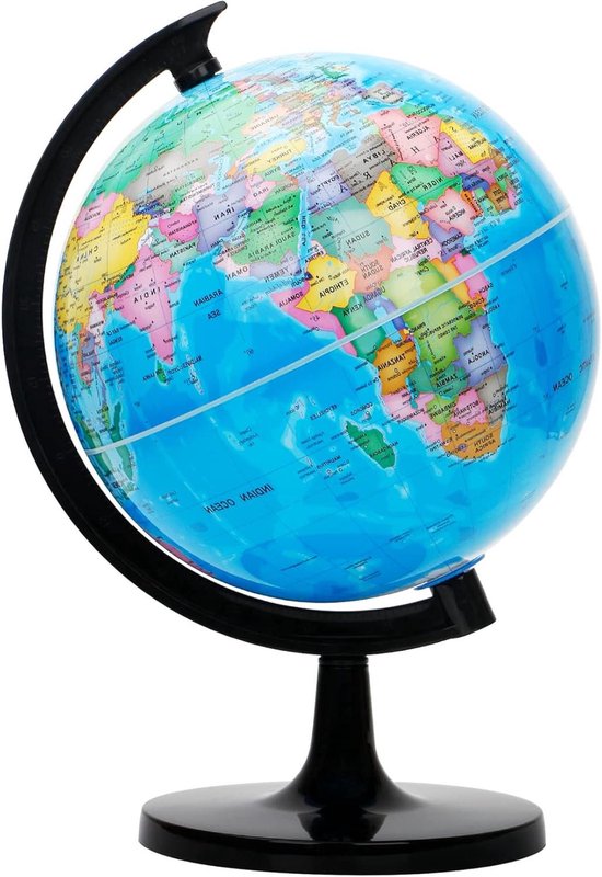 Wereldkaart Politieke Kaart Van De Wereld Op Een Heldere Kleurrijke Achtergrond Wereldbol Zonnestralen 139209113