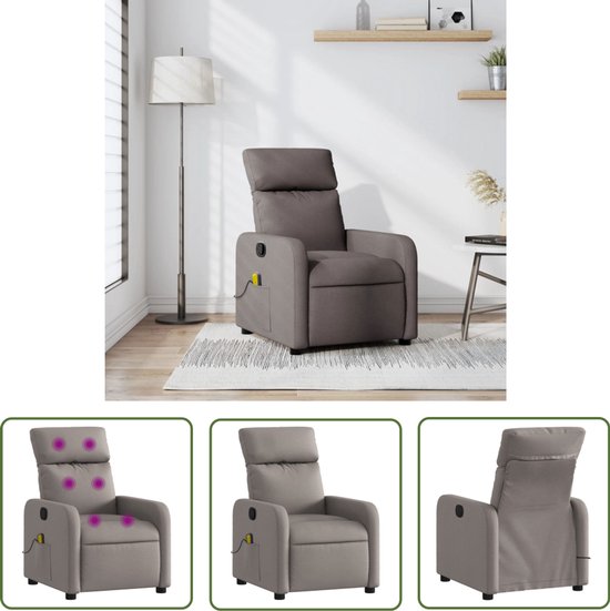 Sakura Massage Stoel Comfort plus 806 grijs kopen bij B.V