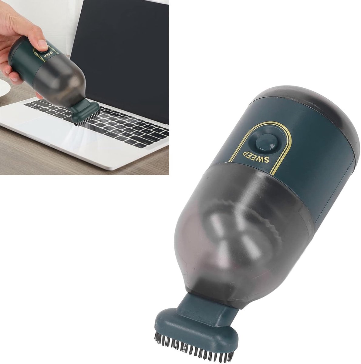 Draadloze Mini Handstofzuiger - USB Oplaadbaar, Krachtig, Handzaam en Stil voor Thuis, Auto en Bureau