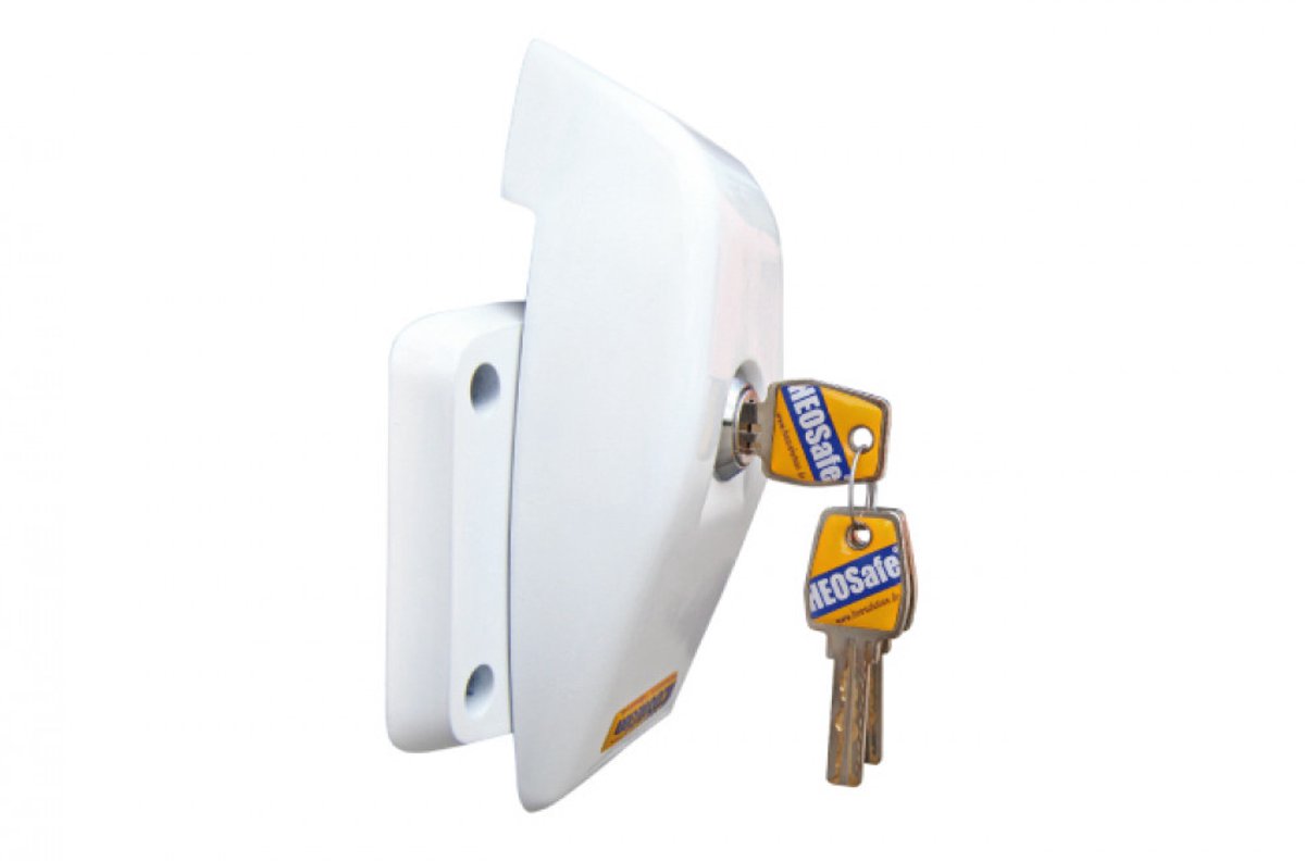 HEOSafe slot voor Buscamper schuifdeur of luiken Heosafe 1760 WIT (1 stuks)