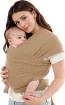 Baby Draagdoek Lichtbruin - Babywrap - Draagzak - Baby carrier - Baby 0-36 maanden - 40x480 cm