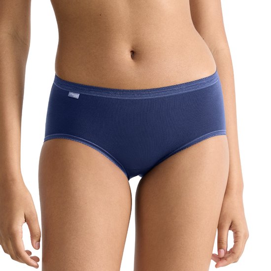 Sloggi Basic+ Midi Slip Femme - Culotte Coton Haut De Gamme, Coutures Douces, Confort Parfait Au Quotidien