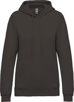 Sweatshirt Femme XS Kariban Manche longue Gris foncé 80% Katoen, 20% Polyester