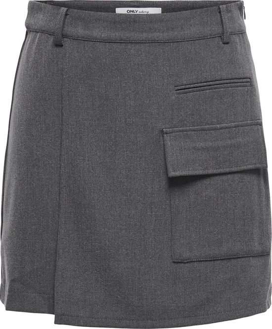 Only Onlolexa Life Hw Wrap Kirt Dark Grey | Grijs | Maat: S