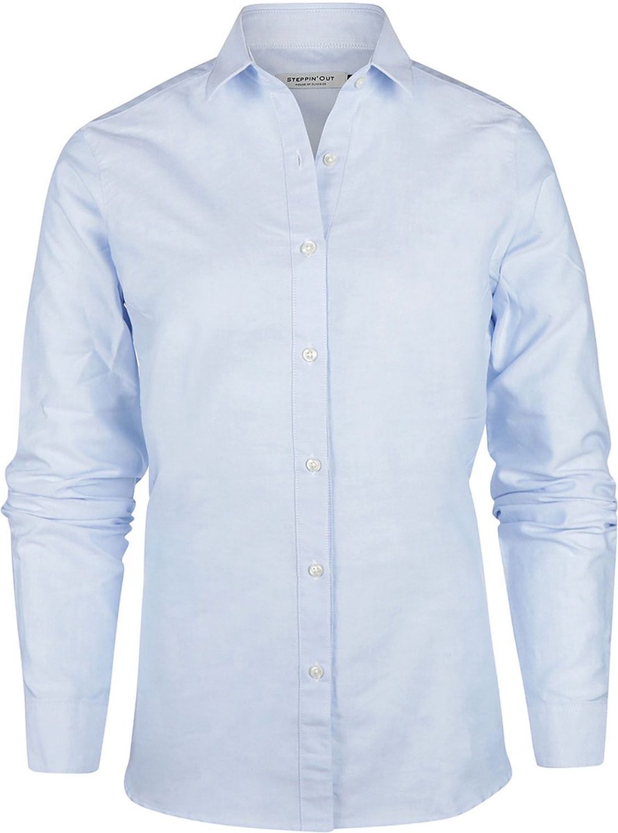 Steppin' Out Blouse Lauren Oxford Dames Lichtblauw - Maat M - Heren