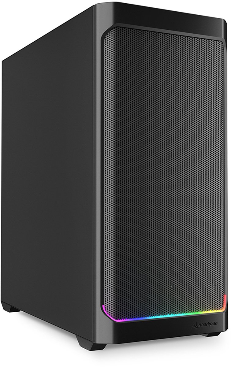 Sharkoon AK4 RGB Strip midi tower behuizing