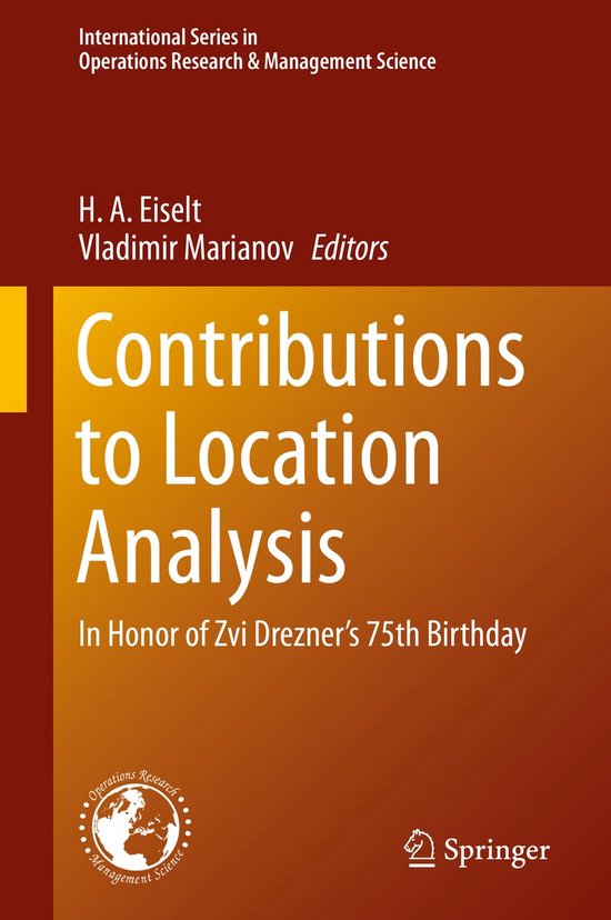 Contributions to Location Analysis - cover