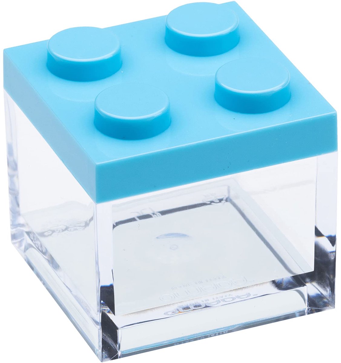 My Ninki ® Transparante Plexiglas Geschenkdozen met Kleurrijke Deksel, Set van 24 Stuks, Perfect voor Feestelijke Traktaties