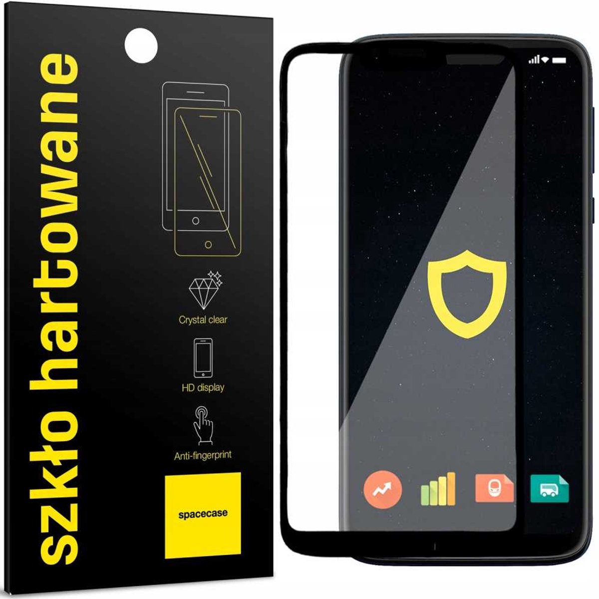 Spacecase 5D Gehard Glas Voor Motorola G7 Power Beschermfolie