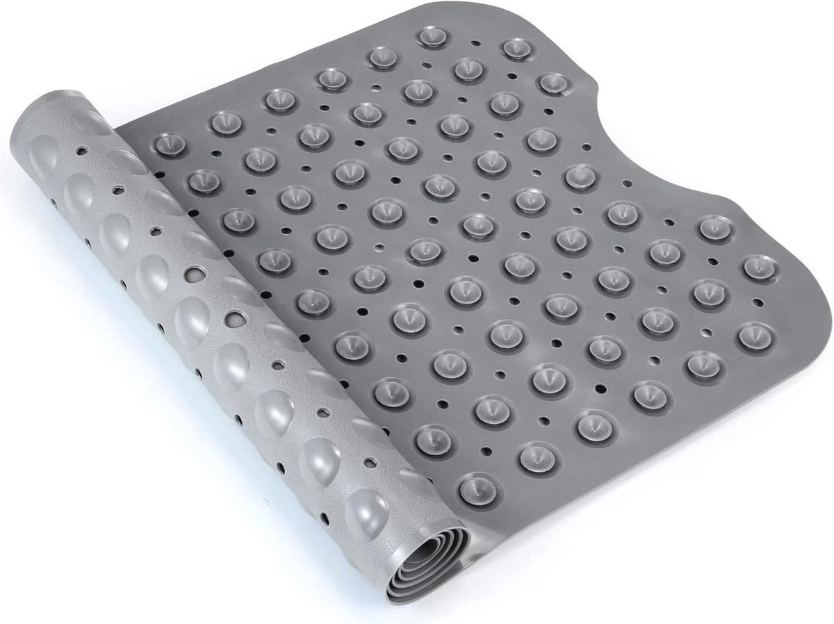 Antislip Baddouchemat 100 x 40 cm - Machinewasbaar en Met Afvoergaten - Veilig en Comfortabel voor Kinderen en Ouderen