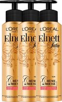 L'Oréal Paris - Elnett Crème de Mousse Volume - 200 ml x 3 - Haarmousse - Voordeelverpakking