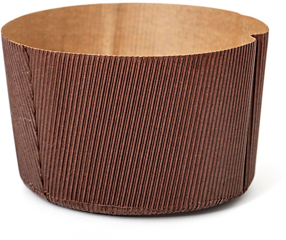 Decora 0320161, Briochevorm, Rond, 750 g, 200 °C, Bruin, Papier