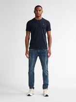 Petrol Industries Heren Jeans Slim Fit Seaham - Spijkerbroek - Essentials Collection - Blauw - Maat W32L32