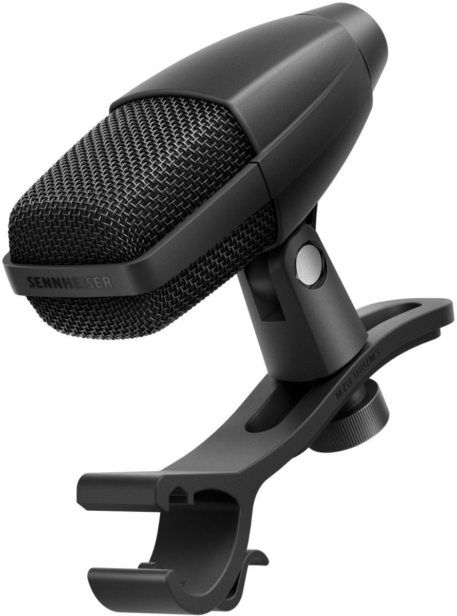 Sennheiser MD 421 Kompakt + MZW drumklem - Microfoon, incl. drumklem - zwart