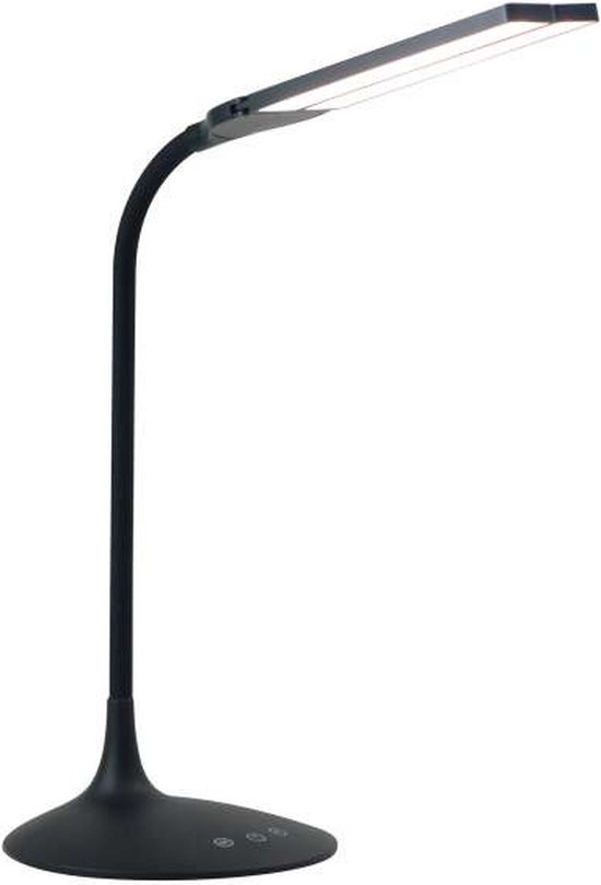 Lampe de bureau SBR Glow - Lampe de table - Lampe lumière du jour - 2 lampes LED - Dimmable - 3 couleurs de lumière - Zwart