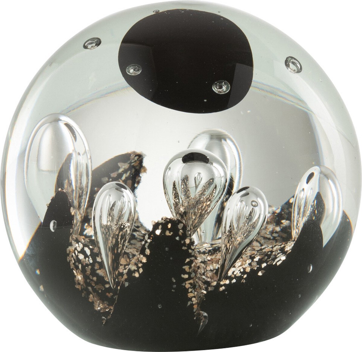 J-Line presse-papier Magic - glas - goud/zwart - small Multi