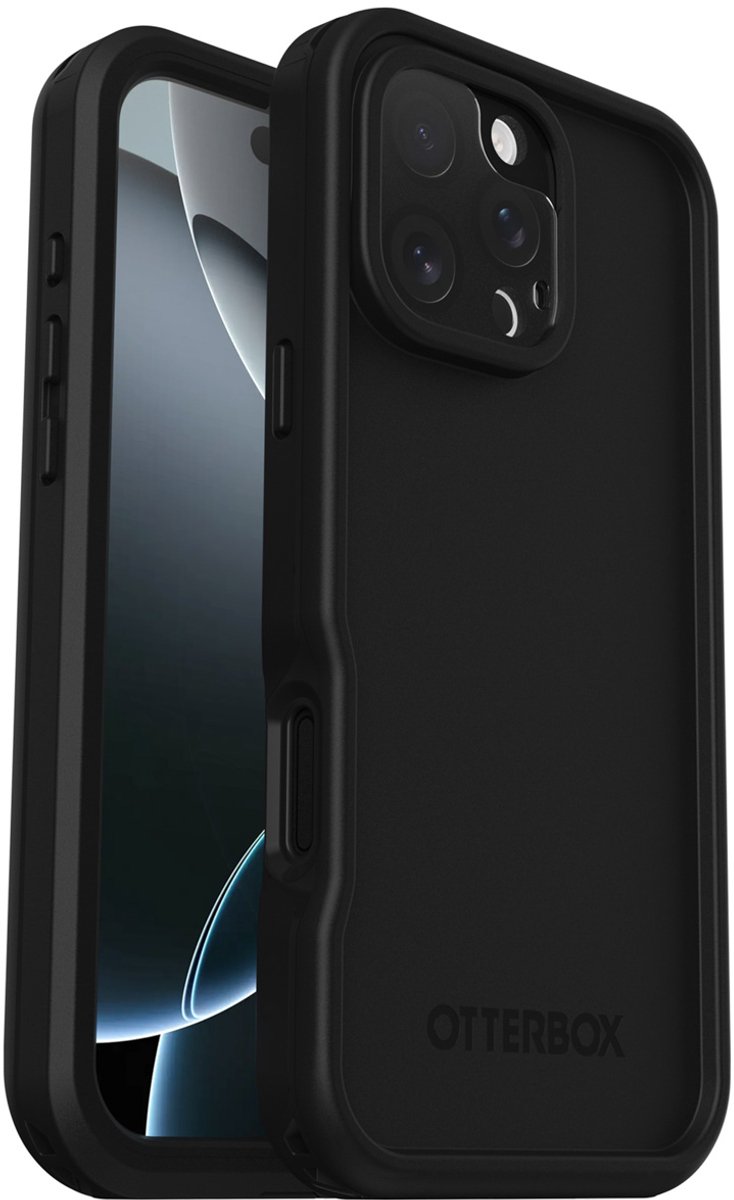 Otterbox Rugged Case hoesje geschikt voor iPhone 16 Pro Max - Zwart - Kunststof